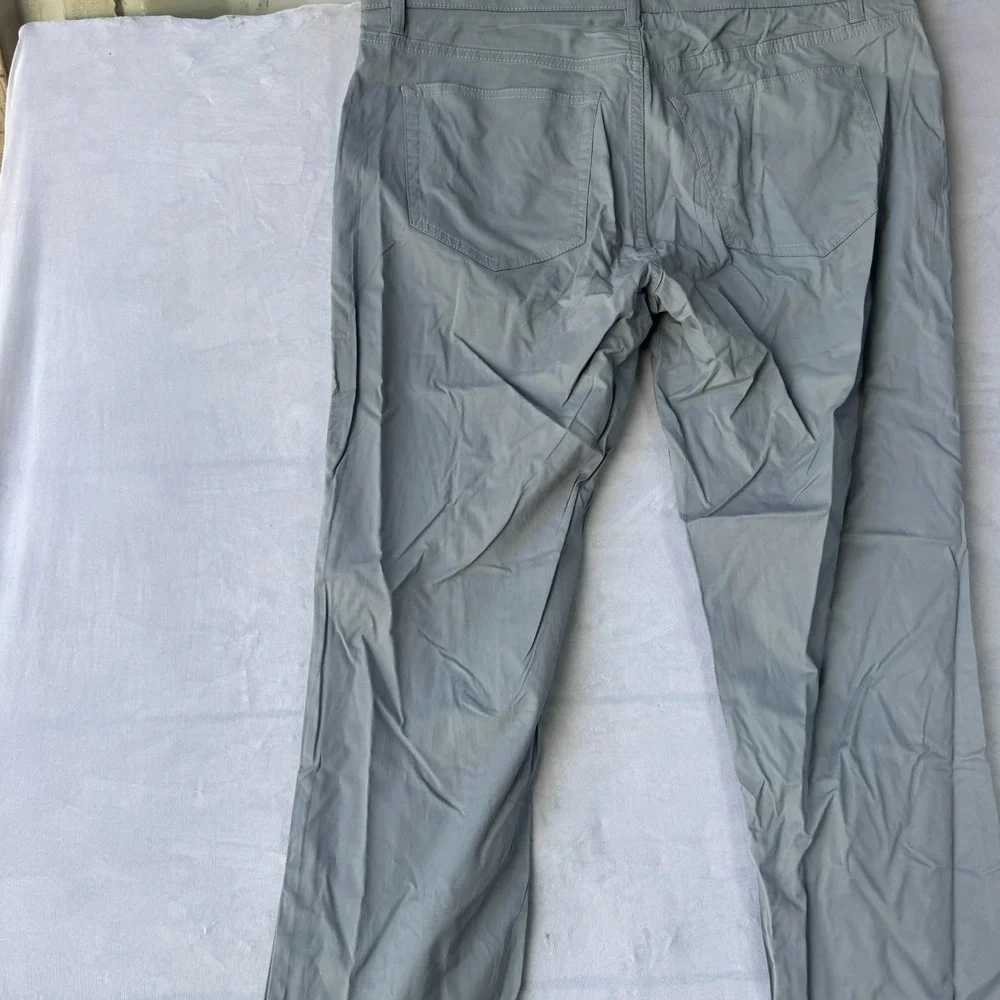 Tailor Vintage New Canaan Slim Fit Pants Mens 36x30 Gray Cotton Stretch Casual